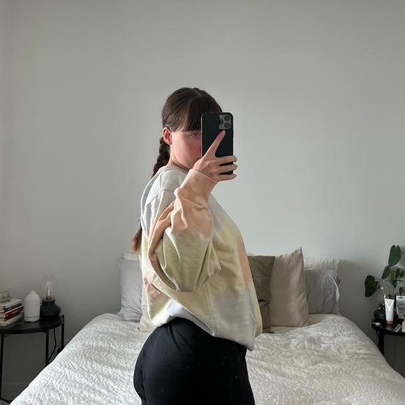 oversized obey tie dye crew neck (S) - Picture 2 of 5